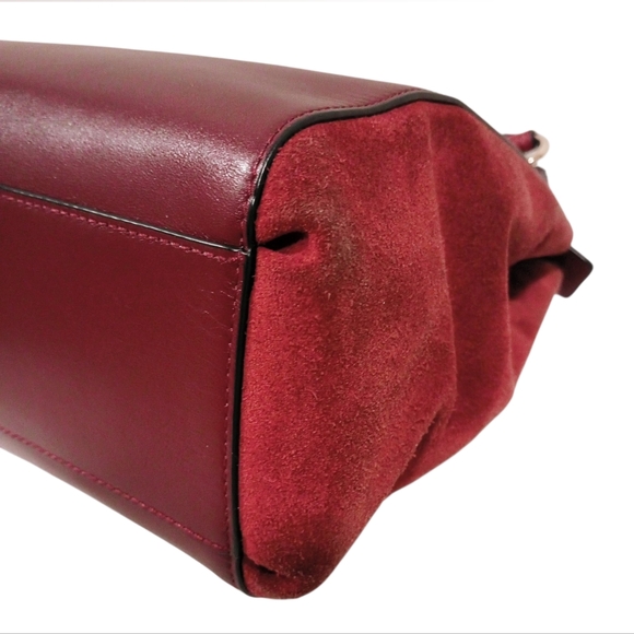 Coach Leather & Suede Minetta 2-Way Satchel - Picture 11 of 16